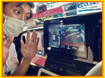 ワゴンＲスマイルの魅力紹介－全方位モニターについて－